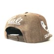 画像2: 【Cali】 snapback cap”BROWN” (2)