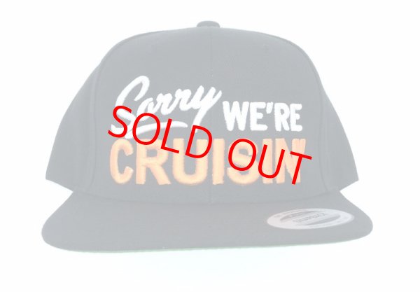 画像1: 【CRUZWELL】 Sorry WE'RE CRUISIN' snap back（orange） (1)