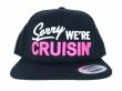 画像1: 【CRUZWELL】 Sorry WE'RE CRUISIN' snap back（pink） (1)