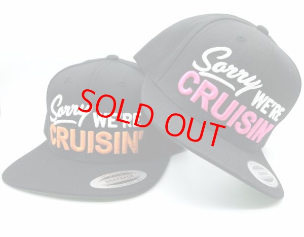 画像2: 【CRUZWELL】 Sorry WE'RE CRUISIN' snap back(pink) (2)