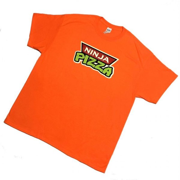 画像1: 【NINJA PIZZA tee】 orange (1)