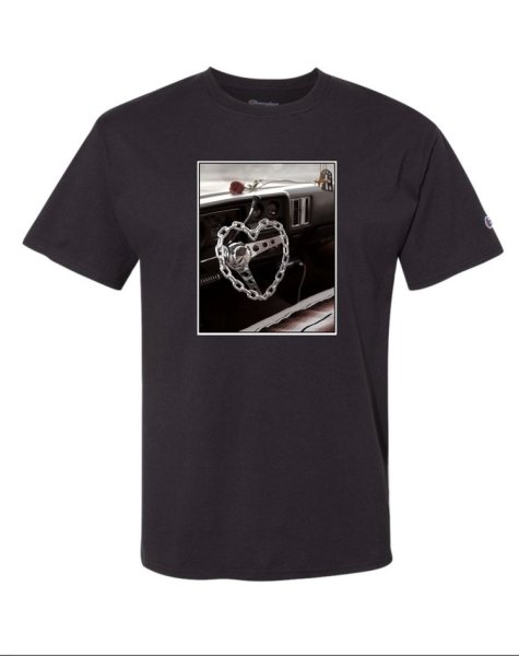 画像1: 【3LA】Heart Chain Tshirts (1)