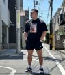 画像1: 【POPAI DAY】パンストtee （黒）/ 9月24日より順次発 (1)