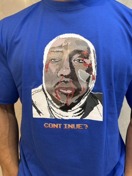 画像3: 【POPAI DAY】CONTINUE? tee（青）/ 1月27日より順次発送 (3)